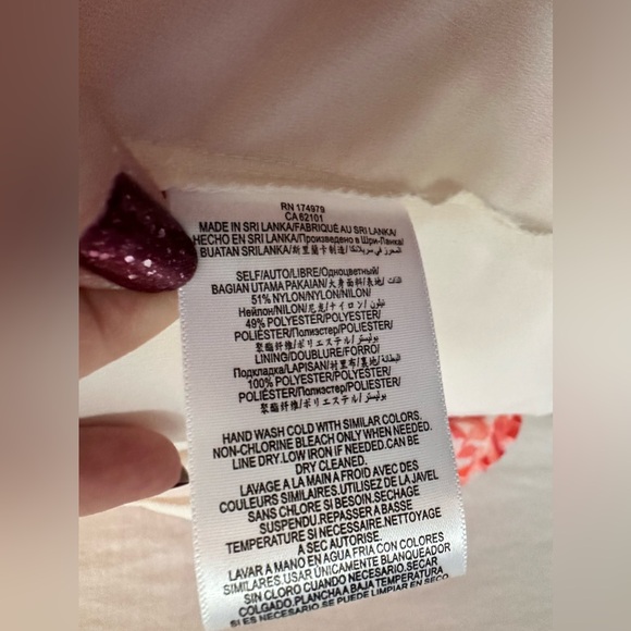 BCBG!! Orange and White Lace Sleeveless Dress by BCBGeneration Size 6 - Picture 13 of 15